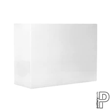 Jort, L, Glossy White E1009-S1-W / L 95 x B 38 x H 72 cm; 242 Liter