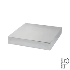 Topper Thick - Platinum, L, Platinum Silver / L 40 x B 40 x 8 cm