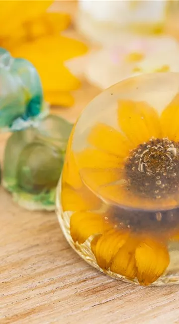 Blumenseife - die etwas andere Seife mit Blüten