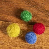 Filzen, drehen, trocknen