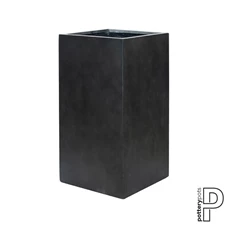 Bouvy, L, Charcoal cement / L 43,5 x B 43,5 x H 80 cm; 145 Liter