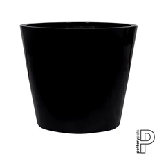 Bucket, L, Glossy Black E1004-60-B / Ø 68 x H 60 cm; 200 Liter