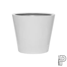 Bucket, M, Glossy White E1004-50-W / Ø 58 x H 50 cm; 90 Liter