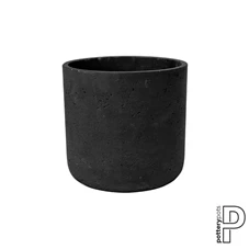 Charlie, M, Black Washed / Ø 18 x H 17,5 cm; 3 Liter