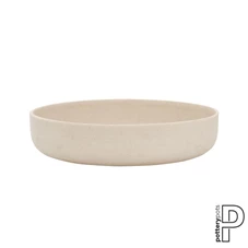 Eav Low, S, Natural White / Ø 33 x H 7,5 cm; 5 Liter