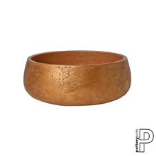 Eileen, L, Metalic Copper / Ø 35 x H 13 cm; 9 Liter