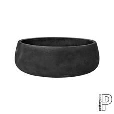 Eileen, XL, Black Washed / Ø 39 x H 14,5 cm; 13 Liter