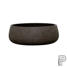 Eileen, XL, Chocolate Washed / Ø 39 x H 14,5 cm; 13 Liter