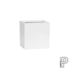 Fleur, S, Glossy White E1035-15-W / L 15 x B 15 x H 15 cm; 2 Liter