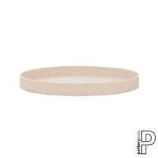Gaia, M, Natural White / Ø 50 x H 5 cm; 8 Liter