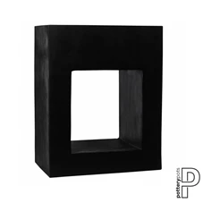 Hole in one, Black / L 80 x B 49,5 x H 100 cm; 115 Liter