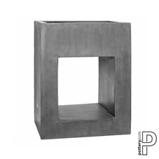 Hole in one, Grey / L 80 x B 49,5 x H 100 cm; 115 Liter