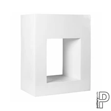 Hole in one, Glossy White / L 80 x B 49,5 x H 100 cm; 115 Liter Hole in one, Glossy White / L 80 x B 49,5 x H 100 cm; 115 Liter