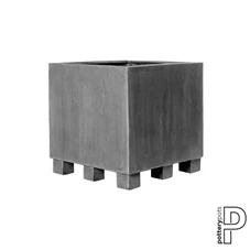 Jumbo mit Füßen, L, Grey E1026-S1-03 / L 90 x B 90 x H 90 cm; 632 Liter