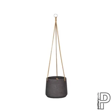 Patt (hängend), XL, Black Washed (hängend), Wasserfest / Ø 23 x H 19,5 cm; 5 Liter
