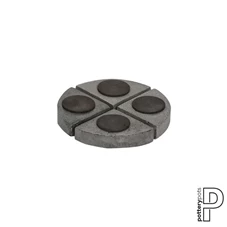 Pot Feet, Grey 16-S4-03 / L 10 x B 10 x H 1,2