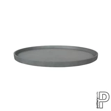 Untersetzer Round - Natural, L, Grey / Ø 56 x H 4 cm