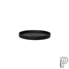 Untersetzer Round - Natural, XS, Black / Ø 33 x H 4 cm