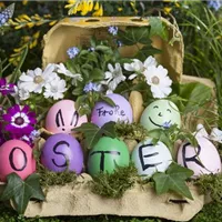Ein Garten für den Osterhasen und Kinder