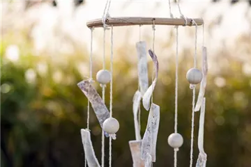 Windspiele im Garten