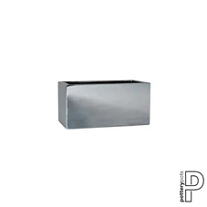 Balcony slim, XS, Platinum Silver / L 40 x B 15 x H 13 cm; 4 Liter